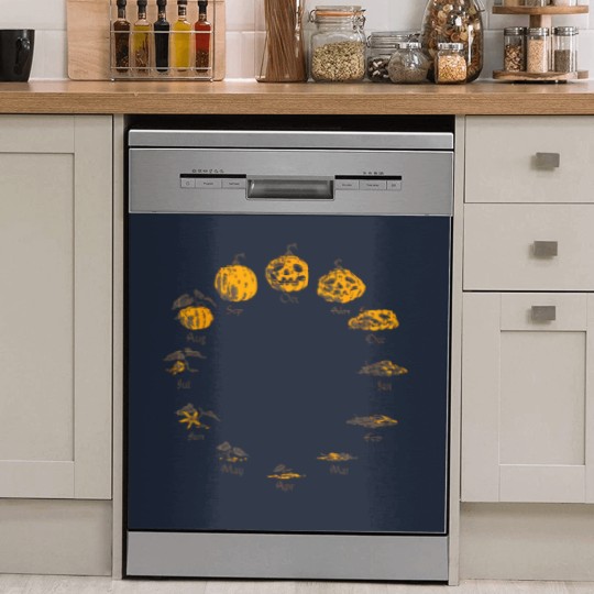 Discover pumpkin life cycle for thanksgiving halloween costume t Dish Washer Covers