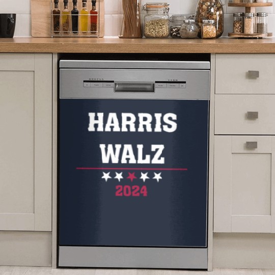 Discover Kamala Harris Tim Walz 2024 ,Democrat VP Vice President USA Election Dish Washer Covers
