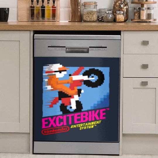 Discover NES Excitebike Transparent Dish Washer Covers