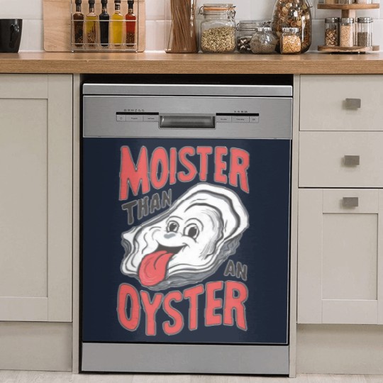 Discover Moister Than An Oyster Dish Washer Covers, Funny Graphic Dish Washer Covers,Unique Humor Dish Washer Covers, Cool Gift Idea, Quirky Design
