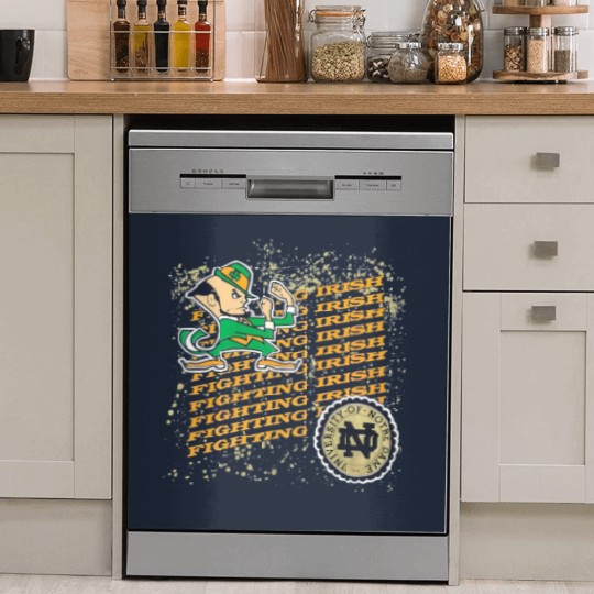 Discover Vintage 90s ND University Crewneck Dish Washer Covers