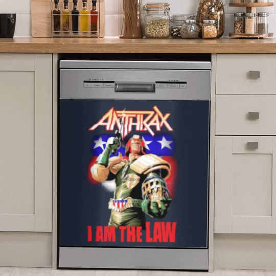 Discover Anthrax Dish Washer Covers Judge Dredd I AM THE LAW Dish Washer Covers NEW Heavy Metal Band