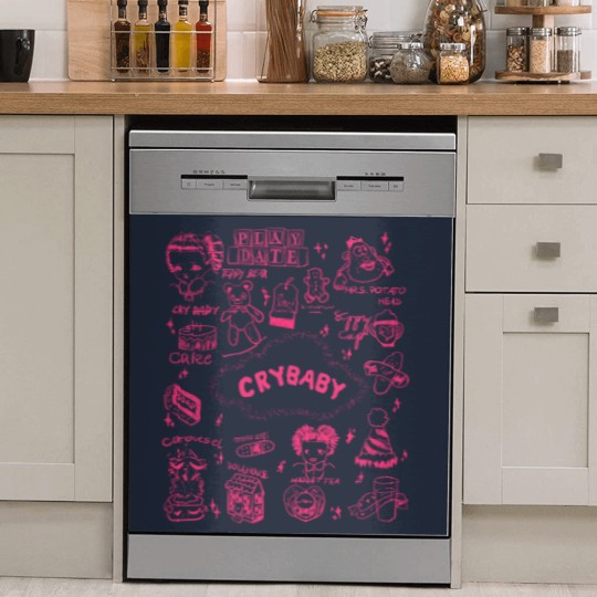 Discover Vintage Melanie Martinez Cry Baby Album Dish Washer Covers,  Melanie Martinez Merch