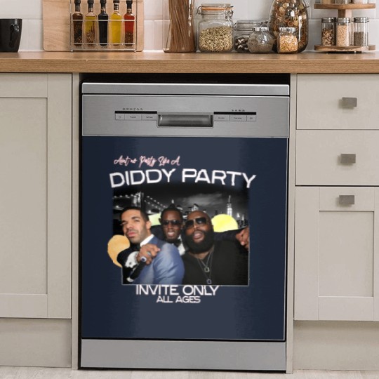 Discover Aint No Party Like A Diddy Party Ver 3, Rap Unisex Dish Washer Covers