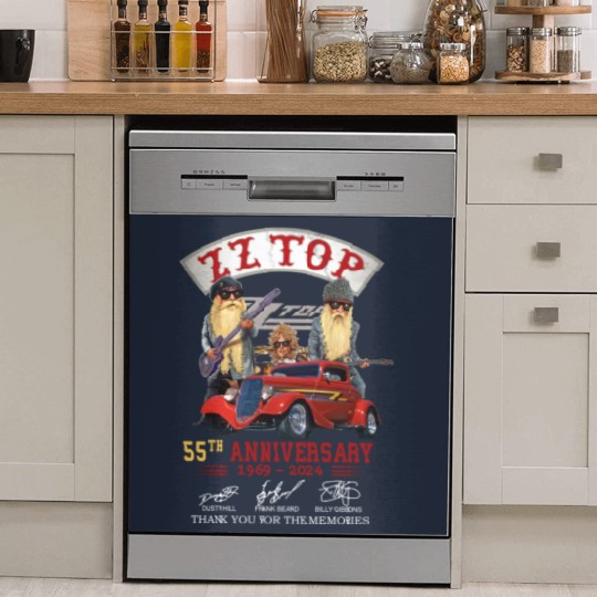 Discover ZZ Top 55th Anniversary Dish Washer Covers