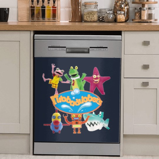 Discover Rubbadubbers cartoon kids show Dish Washer Covers