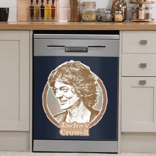 Discover Rodney Crowell //// Retro Fan Art Design - Rodney Crowell - Dish Washer Covers
