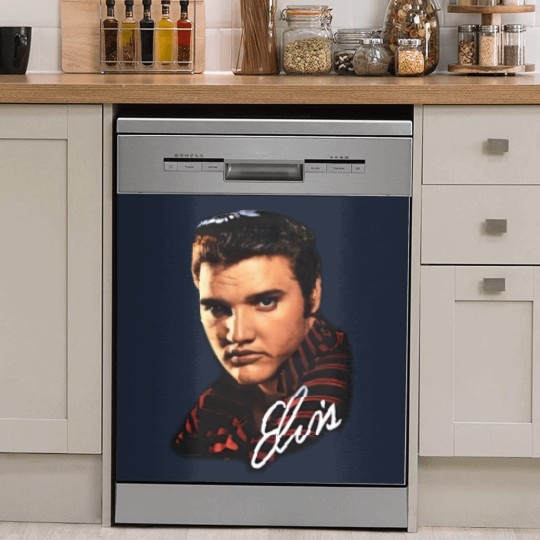 Discover Vintage Elvis Presley Dish Washer Covers 90s Band Dish Washer Covers Big Face Grail