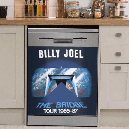 Discover Vintage Billy Joel The Bridge Tour 1986-1987 Concert Dish Washer Covers