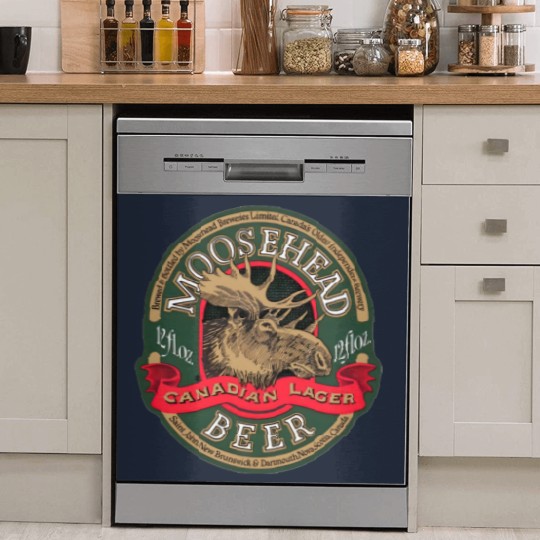 Discover 80s Mooseheads Beer Dish Washer Covers