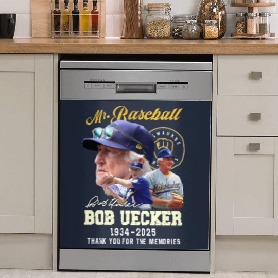 Discover Bob Uecker Mr. Baseball 1934-2025 Thank You - Bob Uecker Mr Baseball 1934 2025 - Dish Washer Covers