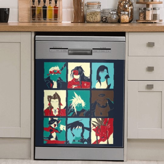 Discover Final Pop Final Fantasy 7 Dish Washer Covers