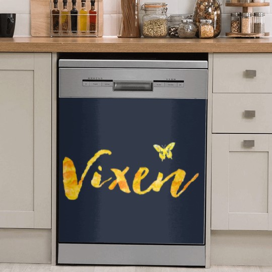 Discover Hotwife Vixen with Butterfly. Dish Washer Covers