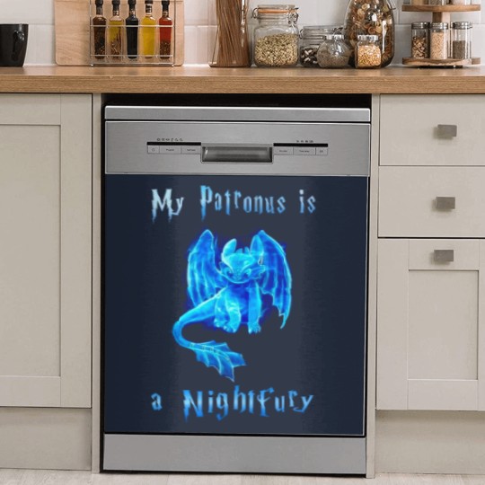 Discover Toothless Dish Washer Covers, My Patronus Is A Night Fury Dish Washer Covers, Gift For Fan
