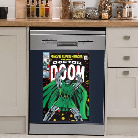 Discover Dr. Dooom Dish Washer Covers, 90's style, Comic Dish Washer Covers