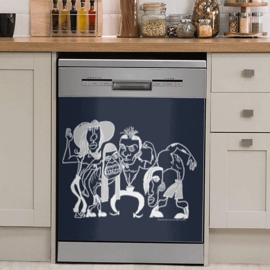 Discover Vintage Red Hot Chili Peppers Dish Washer Covers 1990  The New Yorker Design