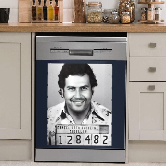 Discover Pablo Escobar Mugshot Premium Dish Washer Covers