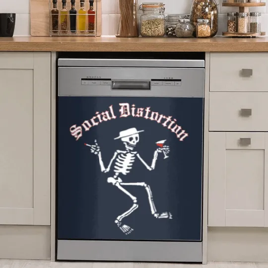 Discover Social Distortion Skull Art Dish Washer Covers