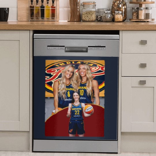Discover Lexie Hull & Sophie Cunningham Indiana Fever Vintage Trio Dish Washer Covers – Step Sisters Dish Washer Covers