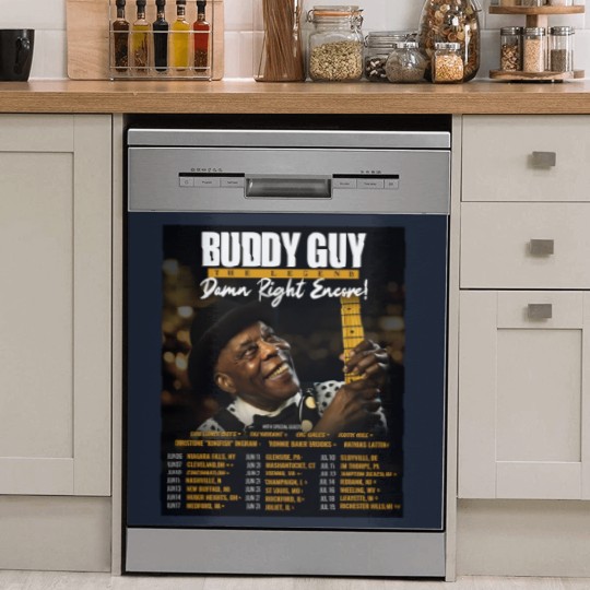 Discover Buddy Guy 2025 The Damn Right Encore Tour Dates Dish Washer Covers