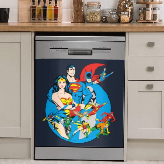 Discover DC Comics Originals Members Dish Washer Covers