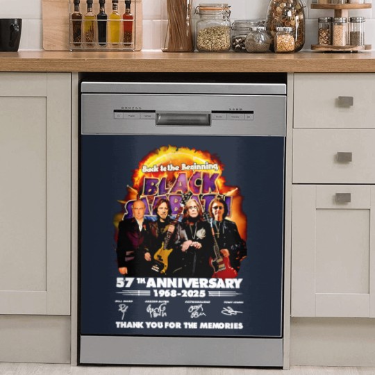 Discover Black Sabbath Band back to the beginning 2025 Dish Washer Covers