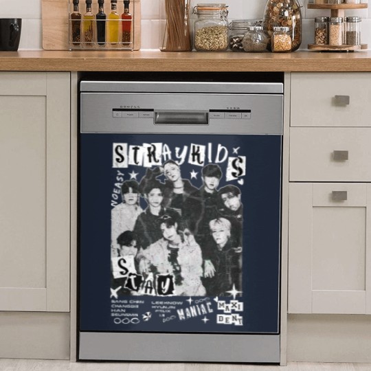 Discover Vintage Stray Kids World Tour 2025 Comfort Color Dish Washer Covers Maniac Kpop Concert Fan Made 2025 Dish Washer Covers
