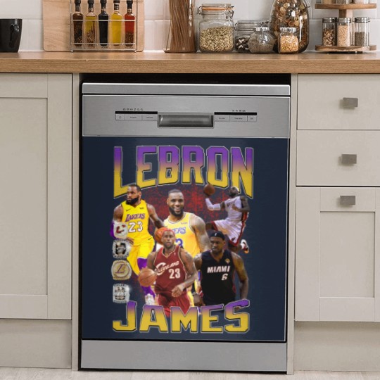 Discover Basketball Legend LeBron James Dish Washer Covers