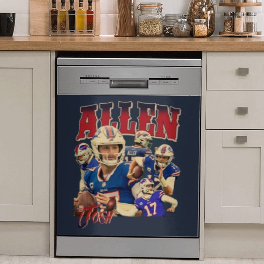 Discover Josh Allen Dish Washer Covers, American Football MVP Player