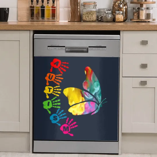 Discover Autism Awareness Day - Autism Butterfly Dish Washer Covers