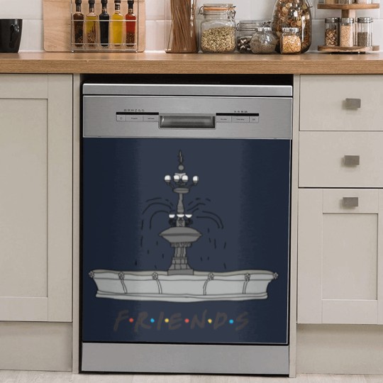 Discover Friends Fountain - Friends - Dish Washer Covers