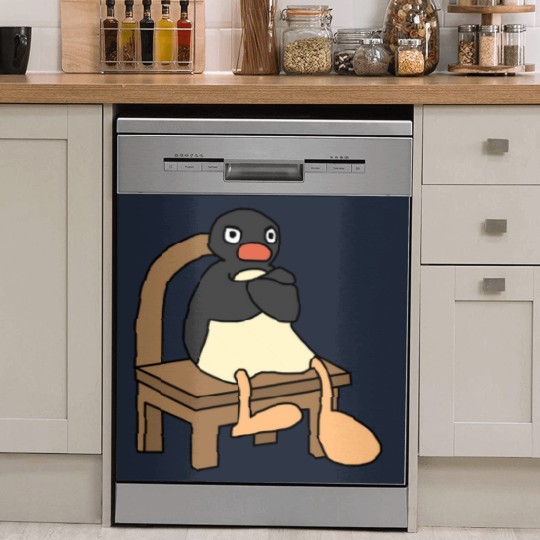 Discover Angry Pingu Classic Dish Washer Covers