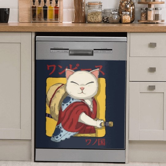 Discover Samurai Neko - Samurai Cat - Dish Washer Covers