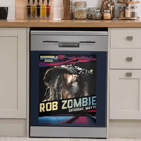 Discover Rob Zombie Boardwalk Rock At Ocean City MD On May 17-18-2025 Dish Washer Covers