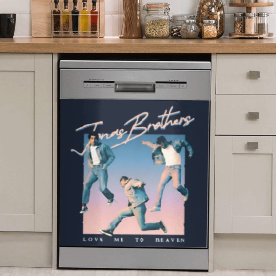 Discover Jonas Brothers Love Me To Heaven Single Cover Retro Dish Washer Covers