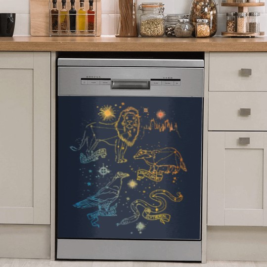 Discover Rainbow HOGWARTS™ Houses Constellations Dish Washer Covers