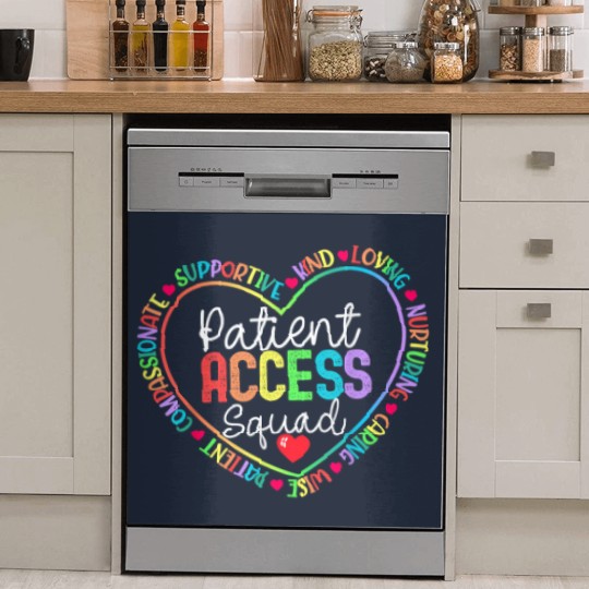 Discover Patient Access Squad Specialist Rainbow Appreciation Dish Washer Covers