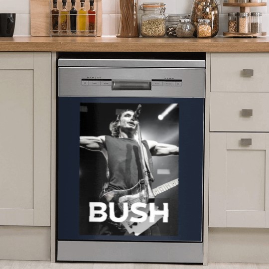 Discover BUSH ROCK BAND Tour - Bush Fan Edition - Nostalgic 90s Dish Washer Covers