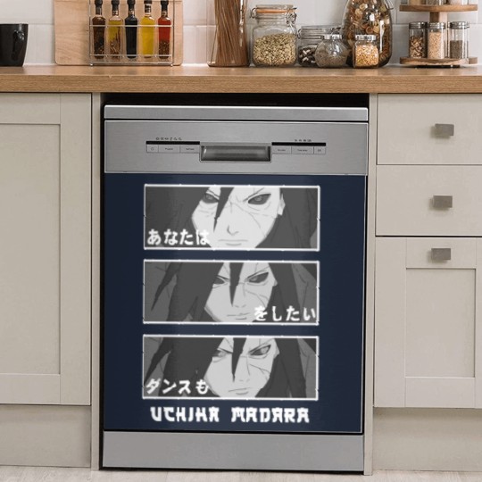 Discover dance with the god of the eyes - Madara - Dish Washer Covers