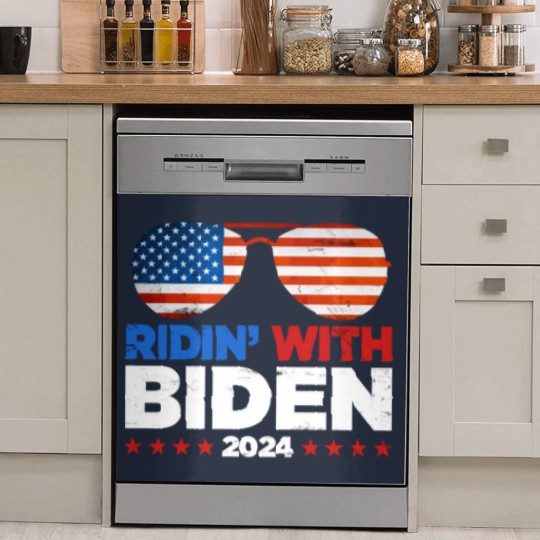 Discover Ridin' With Biden Joe Biden 2024 Election For Pres Dish Washer Covers
