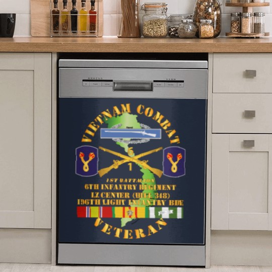 Discover 1st Bn 6th Inf LZ Center w 196th LIB Dish Washer Covers