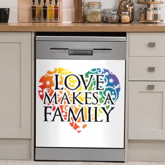 Discover LOVE Makes A Family Dish Washer Covers
