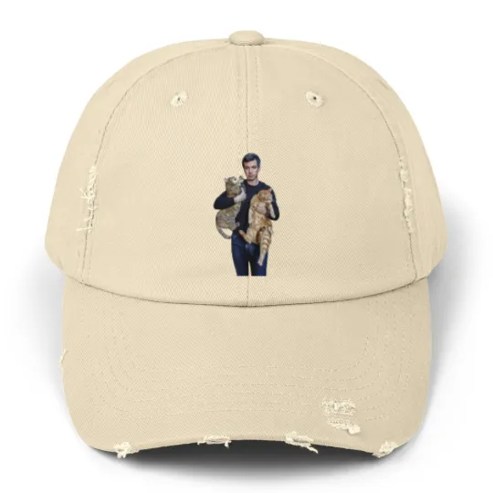 Discover Nathan Fielder and His Cats Classic Unisex Distressed Caps
