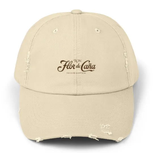 Discover Flor de Caña Rum Unisex Distressed Caps