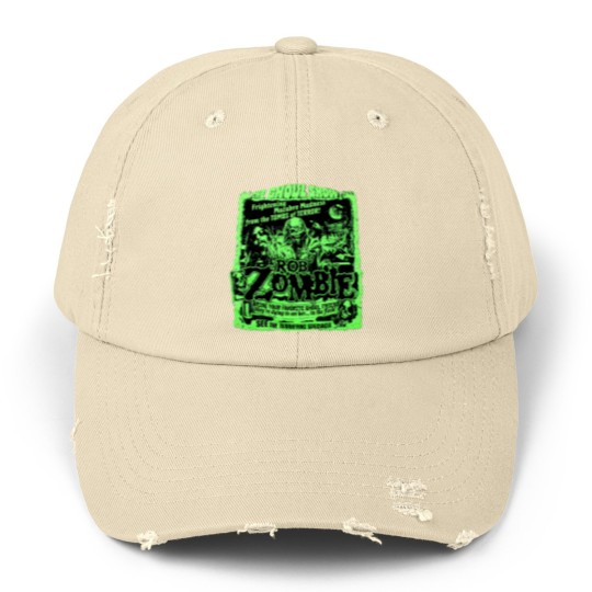 Discover Hot Rob Zombie Singer Unisex Distressed Caps New Popular Unisex S-5XL Unisex Distressed Caps For Fan