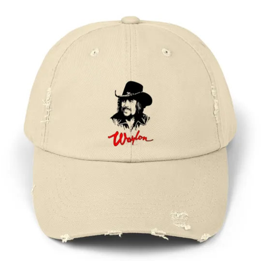 Discover Waylon Jennings Outlaw Movement In Country Music Unisex Unisex Distressed Caps, The Waylors the house band Unisex Distressed Caps