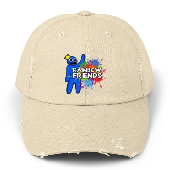 Discover rainbow friends chapter 2 rainbow friends fnf rainbow friends  rainbow friends animation rainb Unisex Distressed Caps