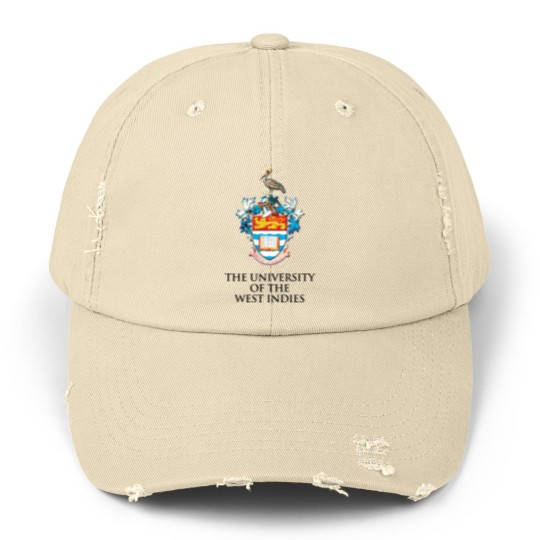 Discover University of the West Indies Design Unisex Distressed Caps
