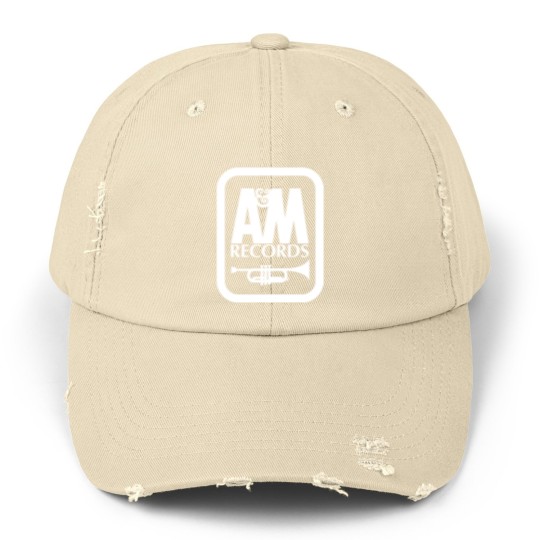 Discover A&M Records Unisex Distressed Caps - Defunct Record Company Logo