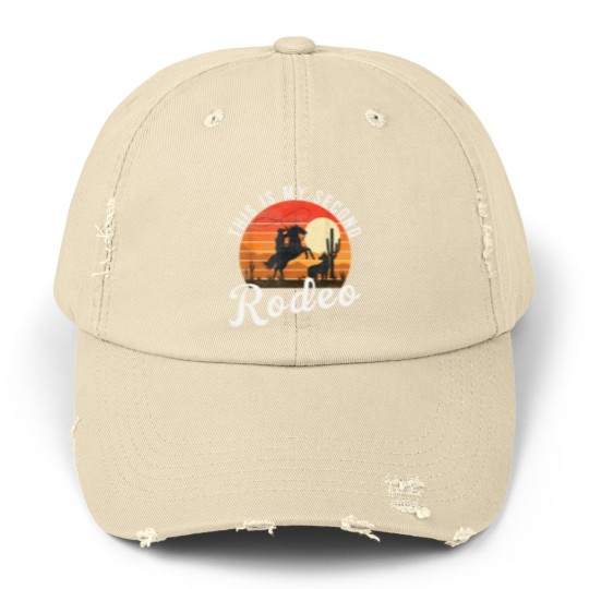 Discover This is my second rodeo Unisex Distressed Caps